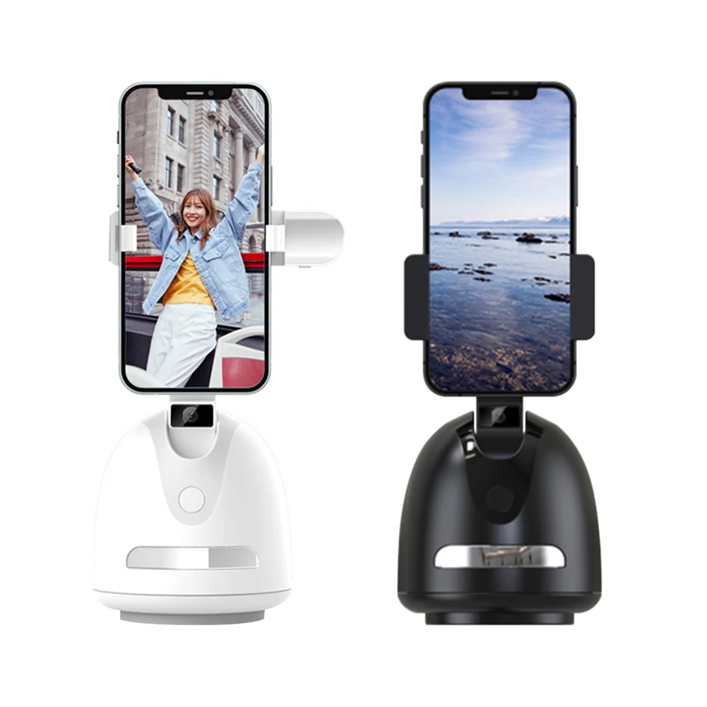 Support De Téléphone Rotatif À 360 Degrés Avec Suivi Automatique Du Visage,  Plate-forme De Prise De Vue Intelligente, Trépied Mobile Pour Diffusion