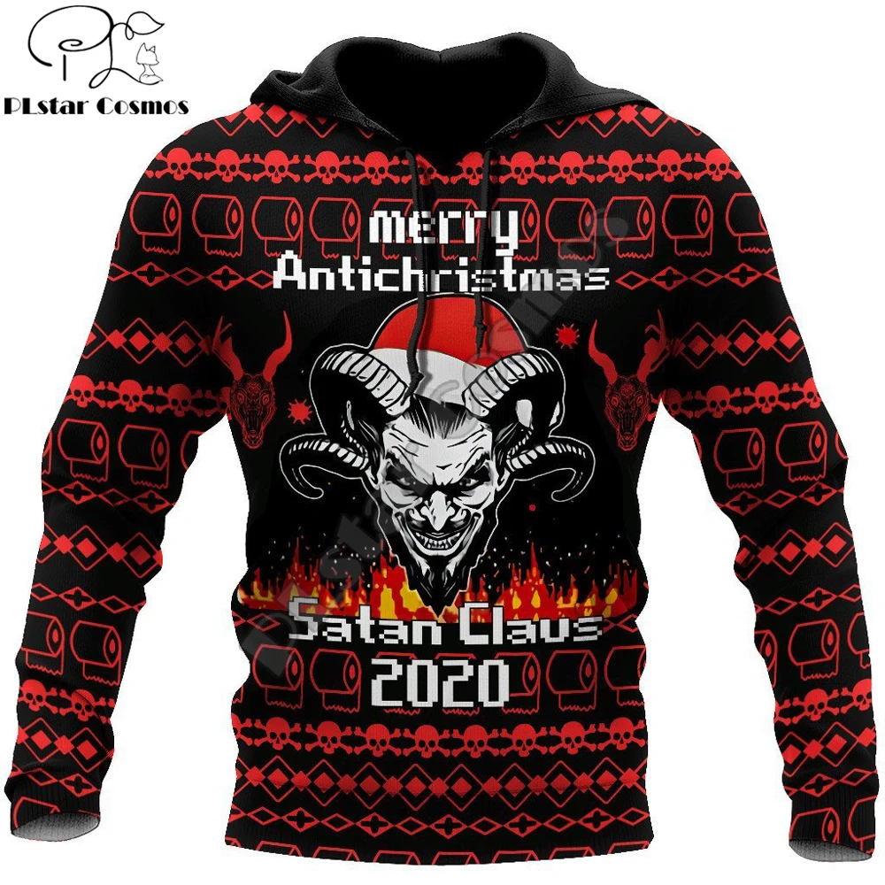 

Merry Anti-Christmas Satanic 3D Printed Hoodie Men Sweatshirt Unisex Streetwear Zip Pullover Casual Jacket Tracksuits KJ0260