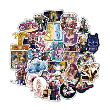 

50pcs Dio Jotaro Kujo Joseph Bruno Bucciarati JOJO Animation around Wonderful Adventure Stickers Vehicle Stickers
