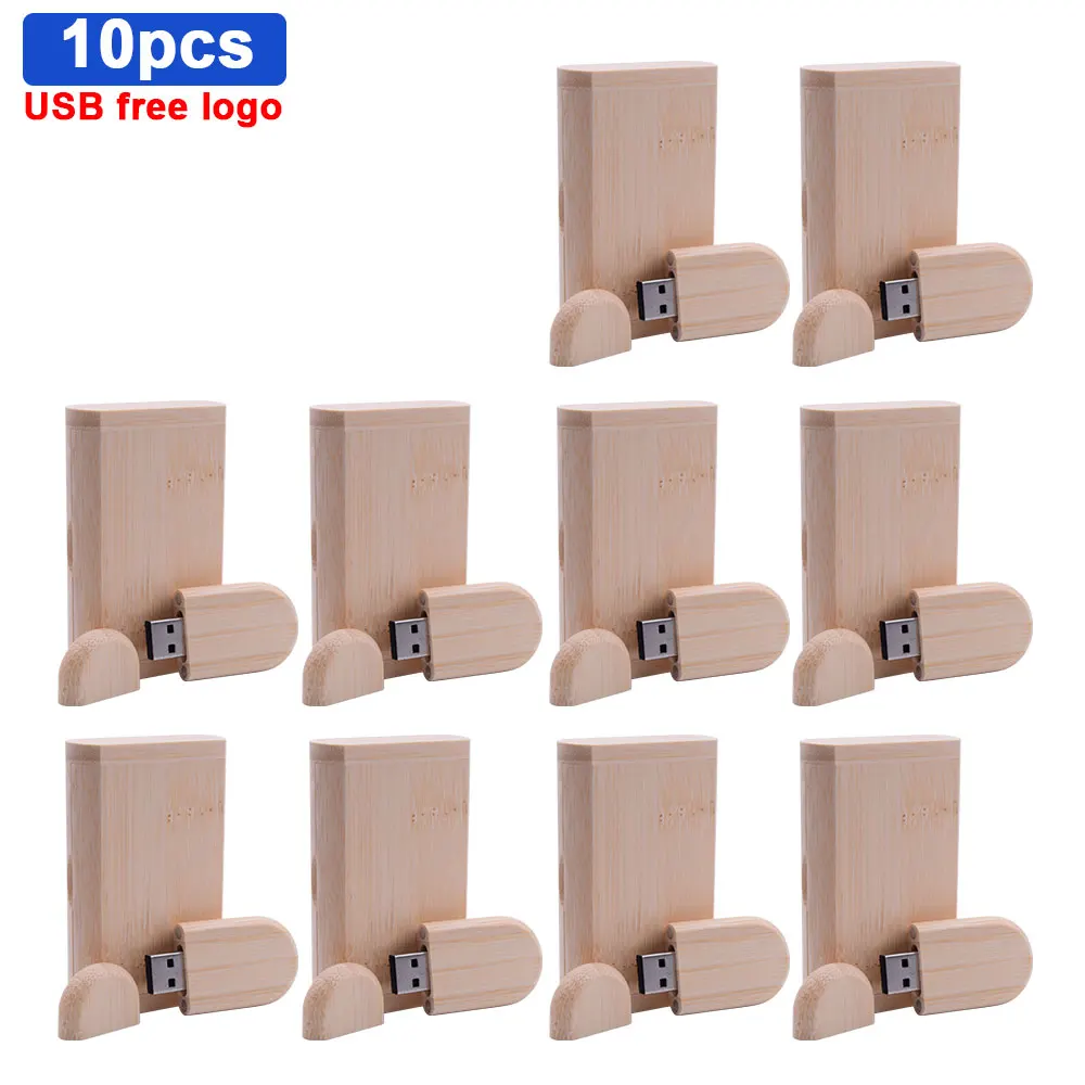 10pcs/lot promotion Free Logo Photography Customer Wooden usb+BOX usb flash drive 2.0 pendrive 4GB 16GB 32GB 64GB 128GB gift | Компьютеры