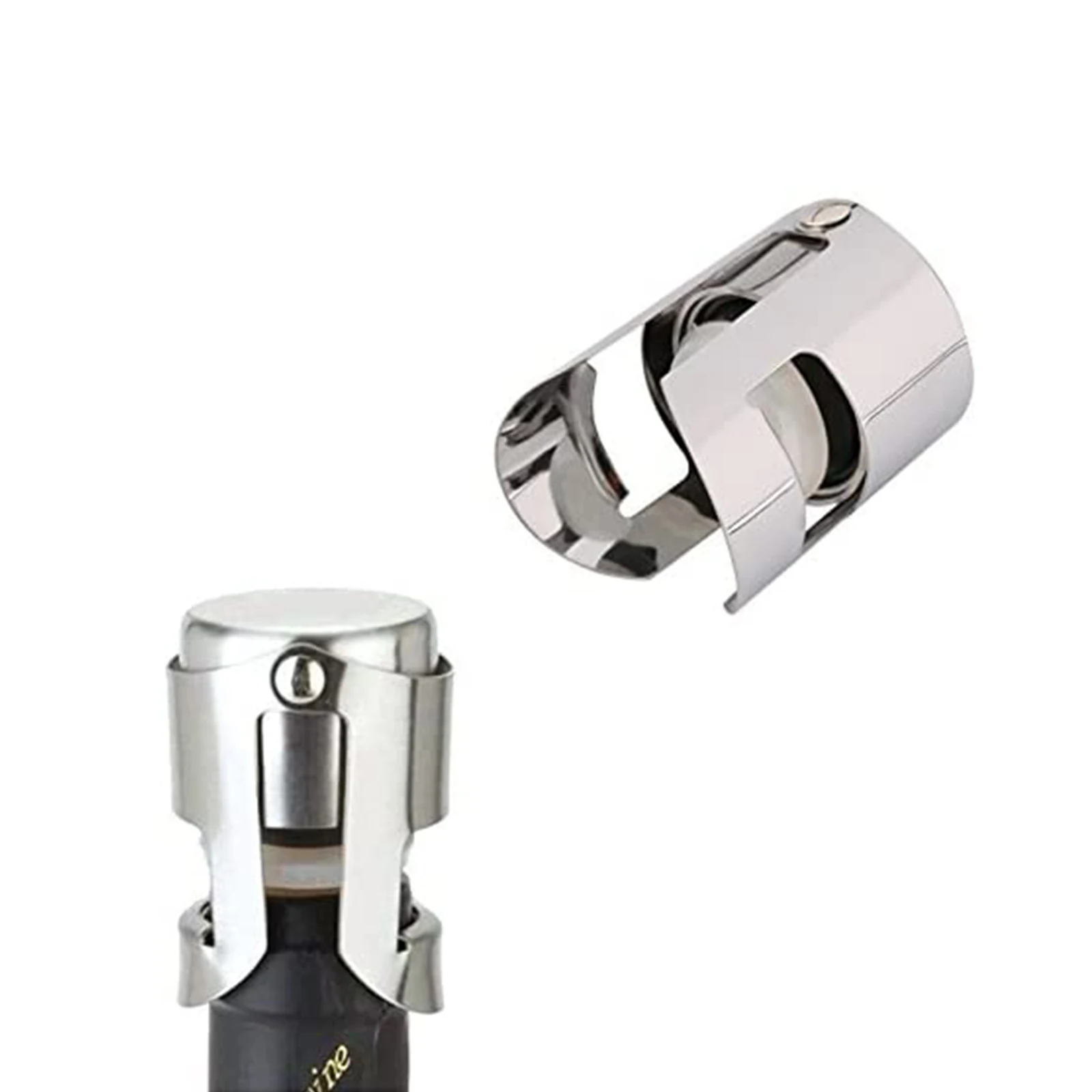 

304 Stainless Steel Champagne Cork Portable Sealing Machine Bar Stopper Wine Cork Sparkling Wine Champagne Cap