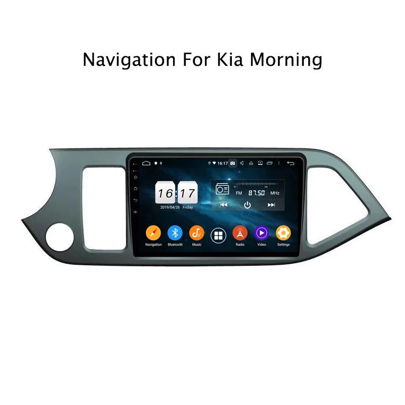 Excellent 9" Android Octa Core 4G RAM 32G ROM Car Radio Multimedia Player Navigation GPS For Kia Morning 2011 2012 2013 2014 2015 2