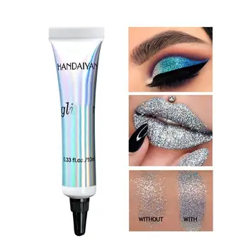 

HANDAIYAN Eye Glitter Primer Sequined Primer Eye Makeup Cream Waterproof Sequin Glitter Eyeshadow Glue Eye Cosmetics