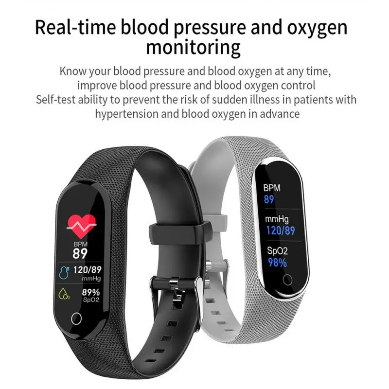 New Smart Watches M8 Band Sport Fitness Tracker Pedometer Heart Rate Blood Pressure Monitor Bluetooth-compatible Bracelet | Электроника