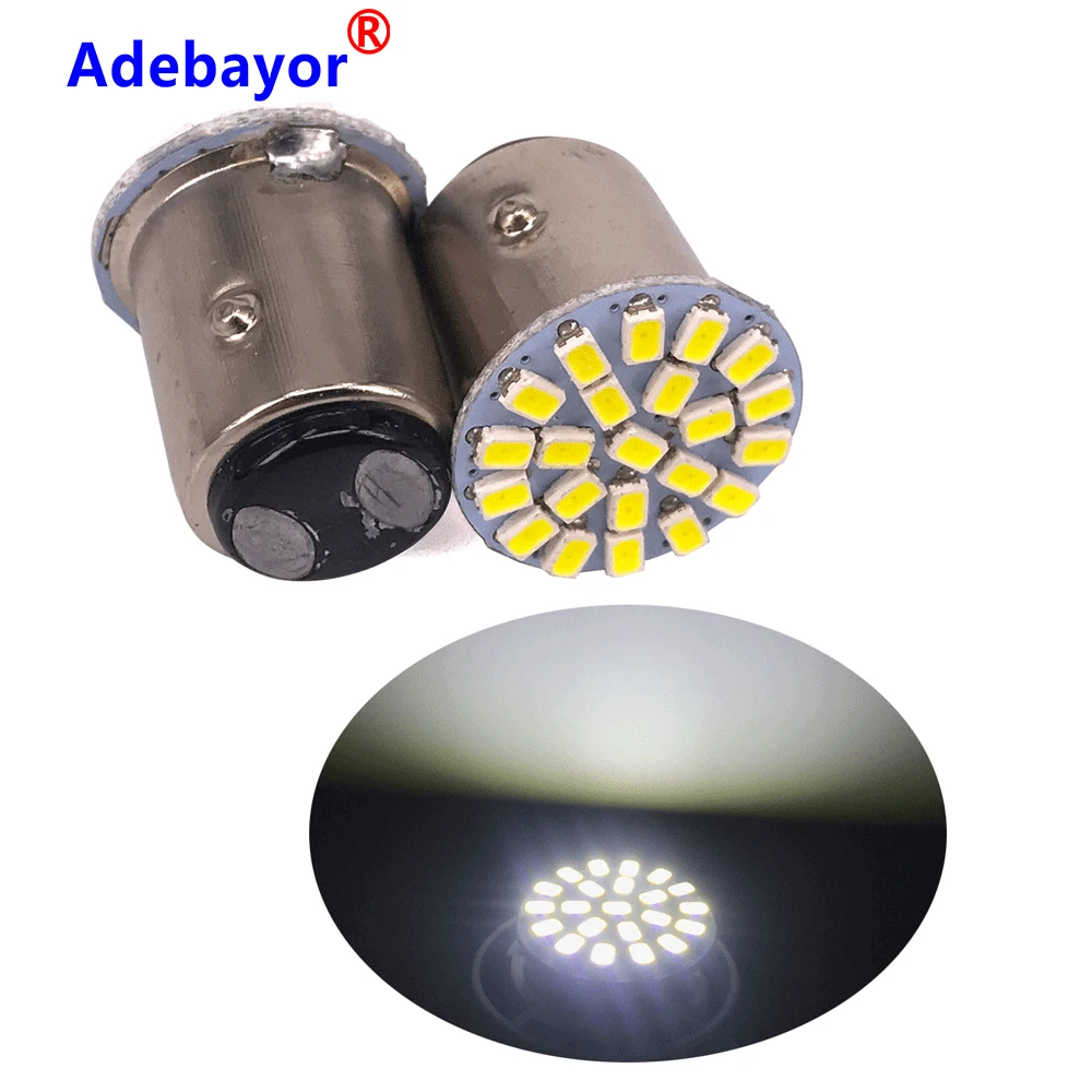100X1157 BAY15D P21/4 w 22 smd 22 Leds светильник 3020 автомобиля SMD led лампа для Rogue 1206 SMD поворотов Обратный задний светильник белый 12V