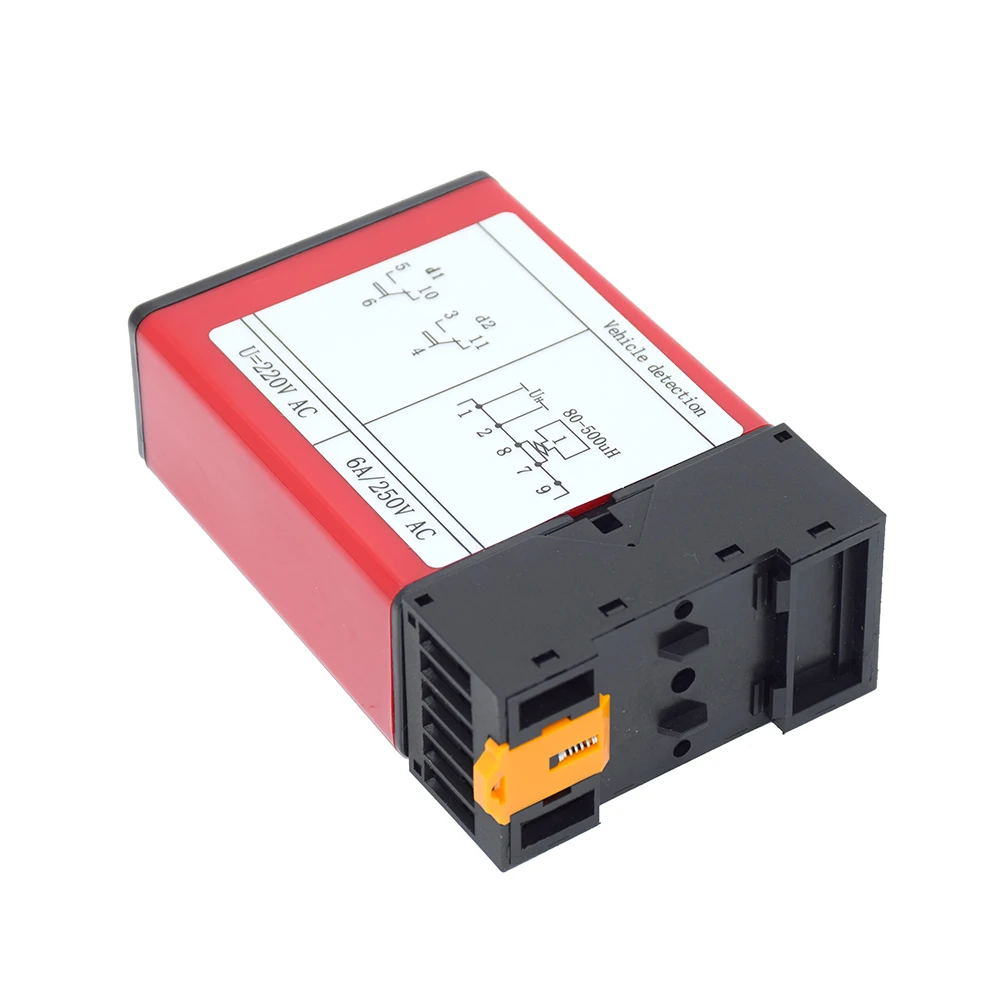 AC220V Single Channel Loop Detector Vehicle Detector Sensor for barrier swing sliding gate opener car parking