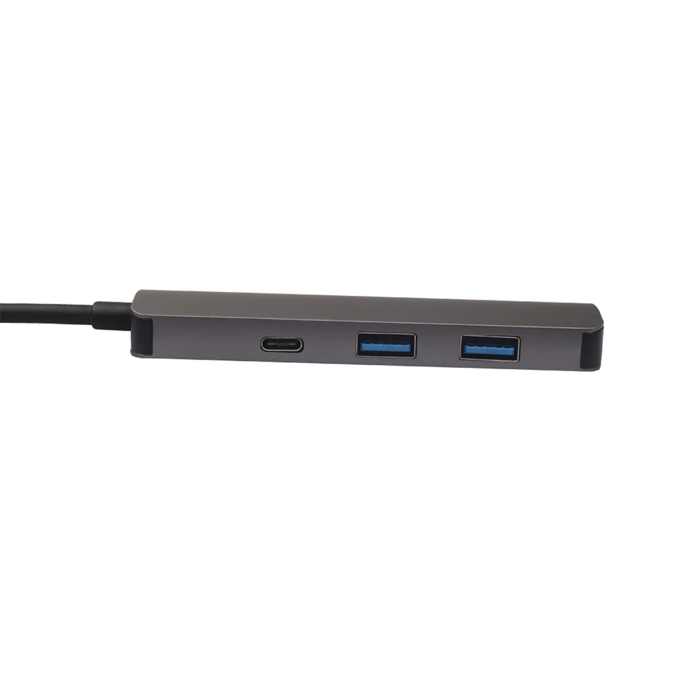 Usb-концентратор 4 в 1 USB C к HDMI 4K USB 3,0 адаптер конвертер для MacBookPro type c концентратор usb-разветвитель HDMI переходник док-станция