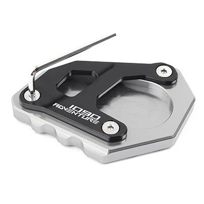 1090 titanium Аксессуары для мотоциклов с ЧПУ для KTM Adventure 1290 1050 1090 1190 1290 Adv Подножка для ног боковая подставка удлинитель опорная пластина - Цвет: 1090 titanium