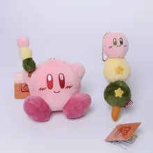 Pendentif en peluche Kirby créatif de 15Cm, accessoire de décoration pour sac, avec revêtement en sucre, Kawaii, porte clés, mignon, en peluche, pour Couple