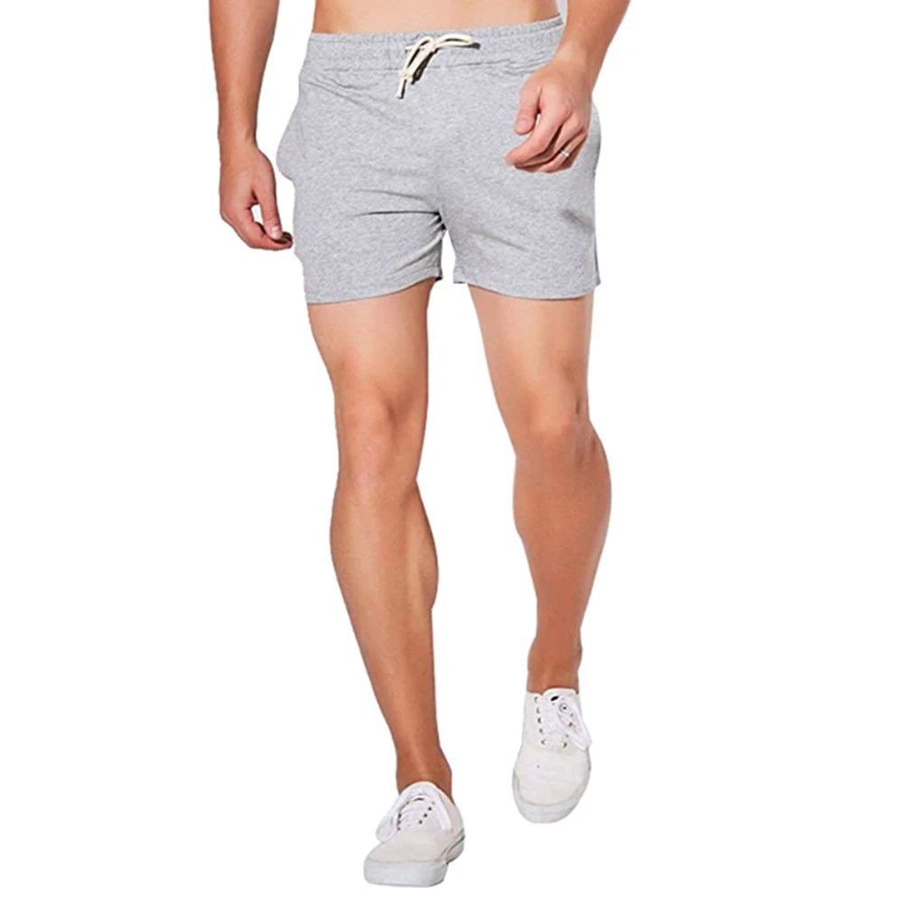 best casual shorts Men’s Casual Shorts Fashion Jogger Sweat Shorts Solid Color Gym Running Workout Athletic Pants smart casual shorts