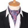 Новый мужской галстук с принтом пейсли кешью Свадебный формальный галстук Аскот скрапель для самостоятельного британского джентльмена из ... ► Фото 2/6