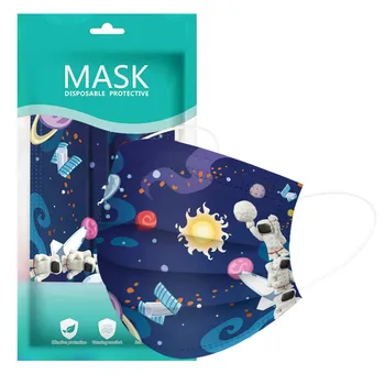 

Face Mask Fashion 50PCS Children's mask Disposable Face Mask Inrial 3Ply Ear Loop Маски Mascherine mondmasker