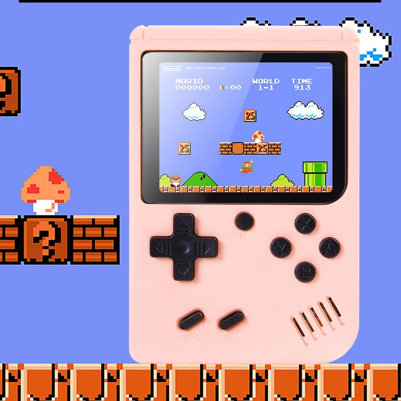 

Retro Portable Mini Handheld Game Console 8-Bit 3.0 Inch Color LCD Kids Color Game Player Built-in 800 Games Pocket Game Console