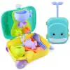 Beach Toys For Kids Baby Beach Game Toys Children Sandbox Set Kit Summer Toys For Beach Play Sand Water Game Trolley Case 1