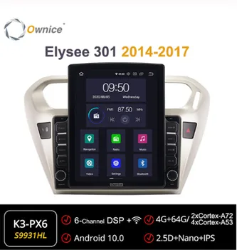 

Ownice Octa 8Core Android 10.0 Car Radio forCitroen Elysee 301 2014 - 2017 GPS 2 Din Auto Stereo Player 4G LTE Tesla Style