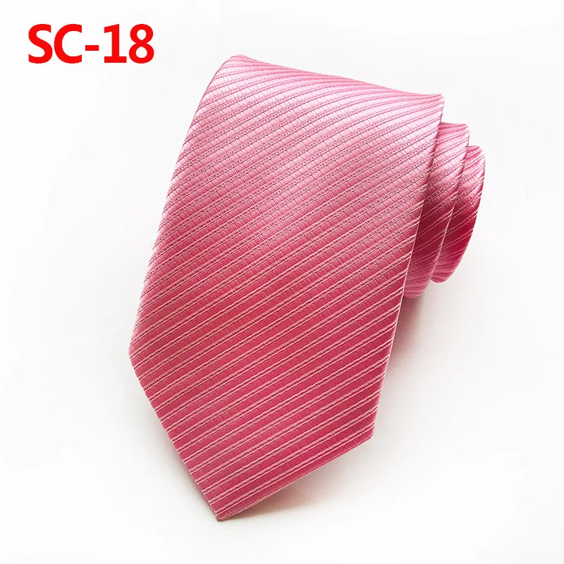 Necktie Высокое качество, Мужской Жаккардовый тканый полосатый Свадебный костюм, праздничная вечеринка, узкий галстук на шею, аксессуар 8 см, Шелковый деловой галстук, галстук - Цвет: Necktie