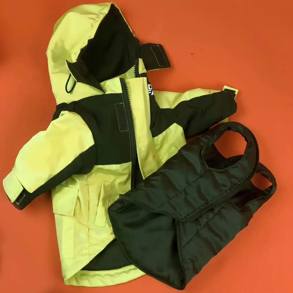 

2019 Winter Pet Dog Clothes Super Warm Removable Down Jacket Coat Waterproof Small Dogs Pets Clothing For French Bulldog Puppy