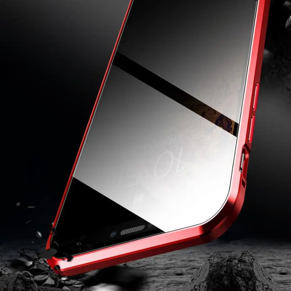 Магнитный адсорбционный металлический чехол для телефона для iPhone 6, 6s, 8, 7 Plus, X двухсторонний стеклянный Магнитный чехол для iPhone X, XS Чехлы для MAX XR