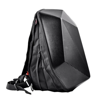 

Racing Style Motorcycle Backpack Hard Shell Shoulder Bag Helmet Bag Waterproof Backpack