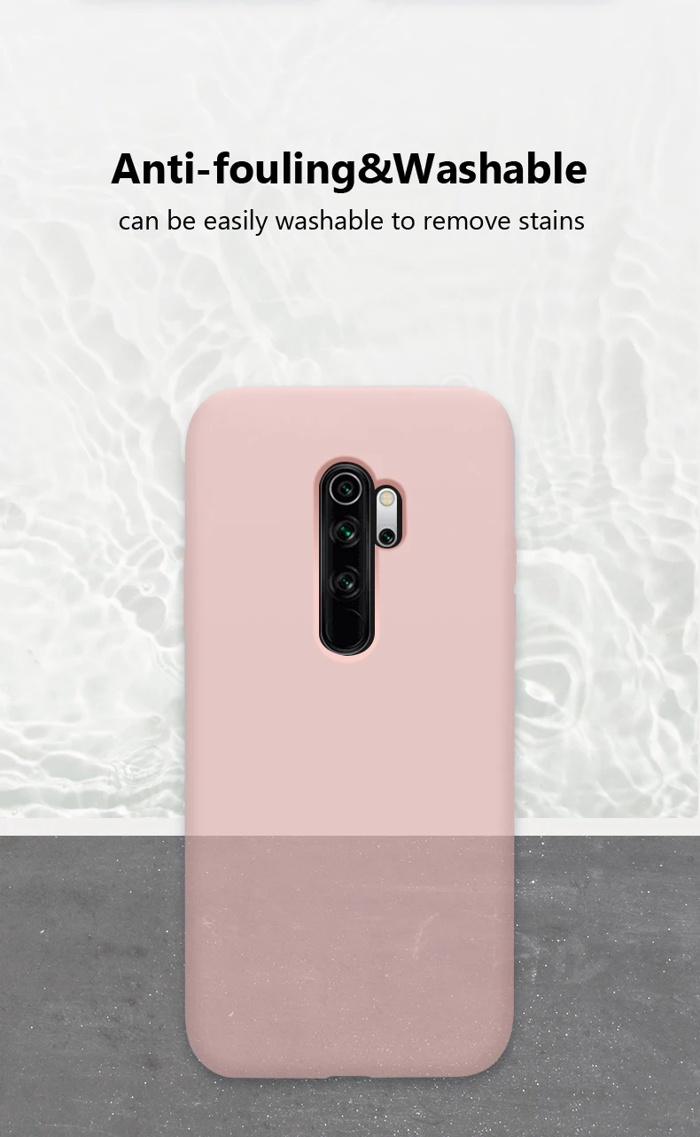 Arvin, чехол для Xiaomi Redmi Note 8T 7 8 Pro, чехол из жидкого силикона, Толстая крышка с открытым дном, Встроенная Мягкая микрофибра