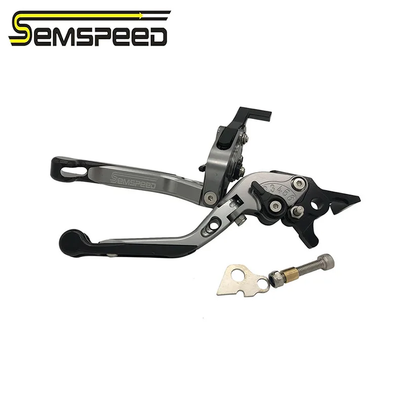 Semspeed Мотоцикл с ЧПУ алюминиевый тормозной рычаг сцепления для Yamaha NMAX 155 150 125- с логотипом