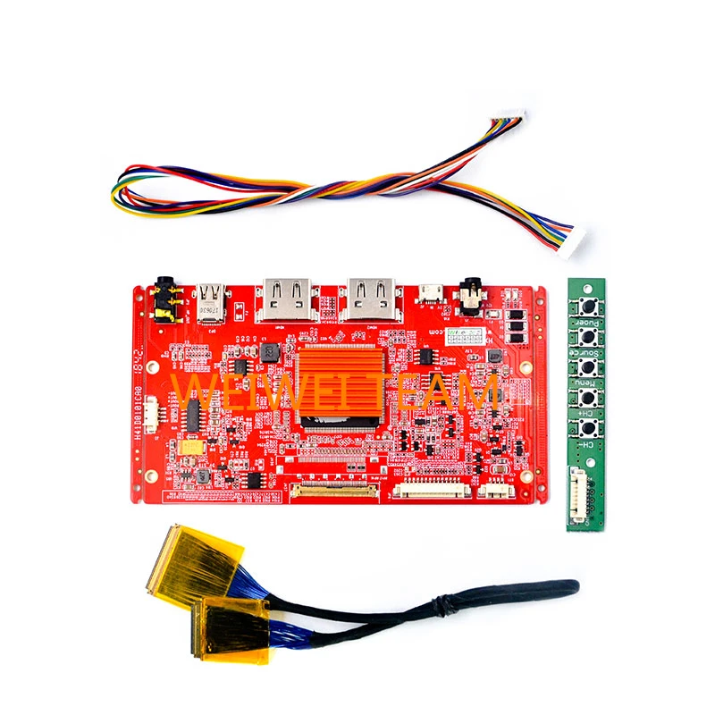 Control board Wisecoco 12,5 дюймов 4k Ultra hd ЖК-экран 3d принтер дисплей 3840x2160 удалить подсветку 2 Hdmi Dp Edp 40 контактов плата управления - Цвет: Control board