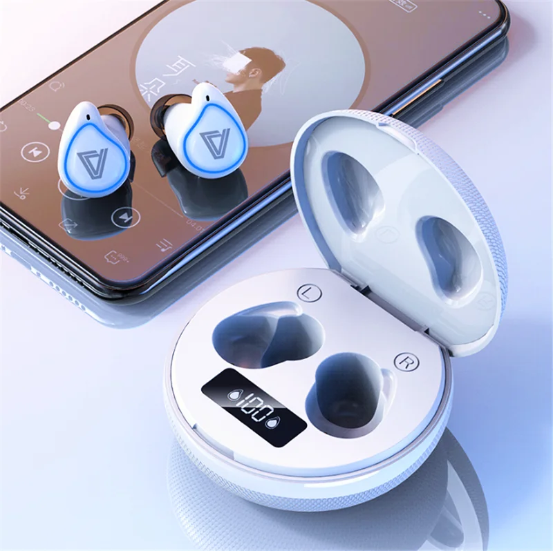 

tws Wireless earphone Bluetooth 5.0 Digital Display headsets Long play time Earphone HIFI Earbuds waterproof sport Headphones