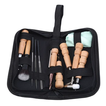 

1Set Portable Guitar Bass Ukulele Violin Repair Maintenance Cleaning Tool Guitar Hole Wire Polishing Wrench Combination Tool Kit