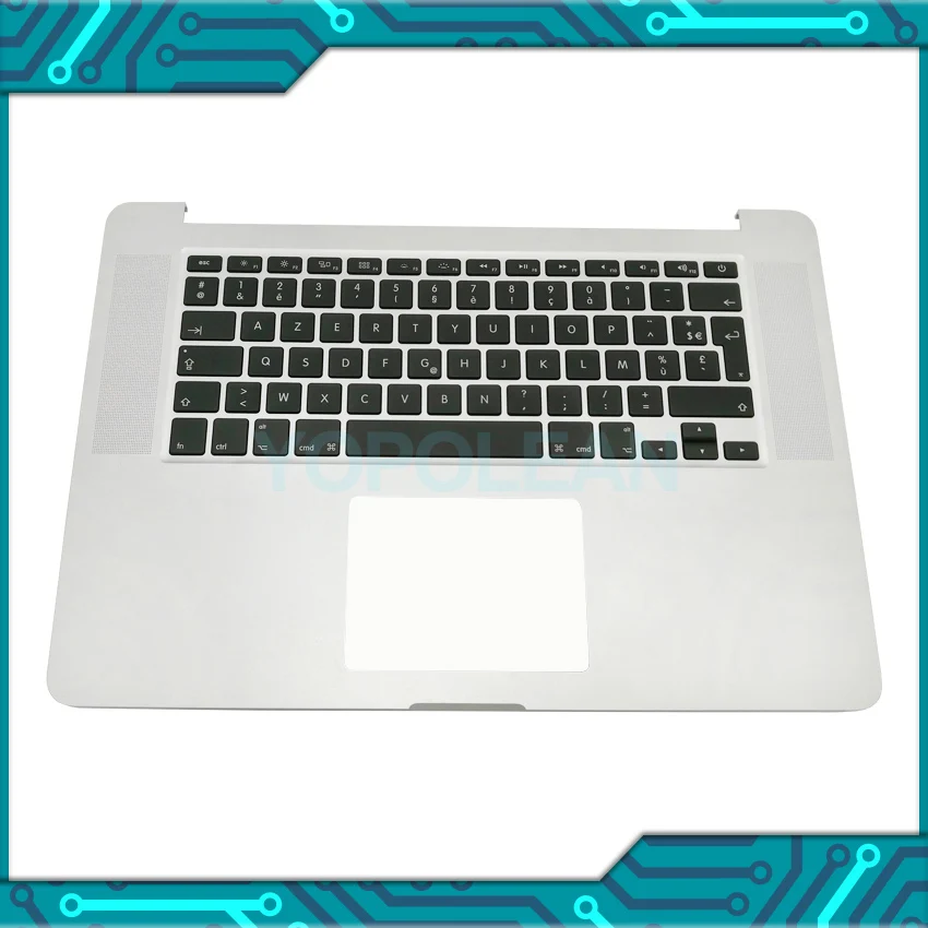 Оригинальный A1398 Topcase AZERTY Французская клавиатура подсветка для Macbook Pro Retina 15 &quota1398