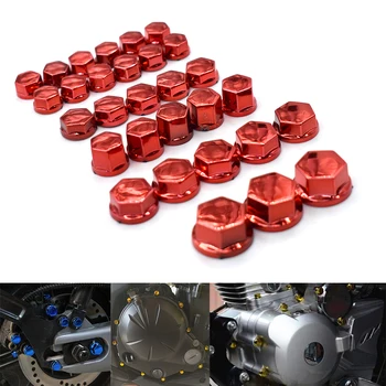 

Universal Screw Cap Bolt Cover Motorcycle Electroplated Anti-rust Direct Fit Decorative For Honda CB600F Hornet CBR600FCBF600/SA