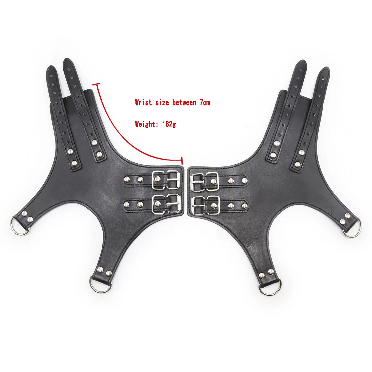 Кожаные наручники запястья манжеты на лодыжку БДСМ фетиш бондаж для рук подвеска