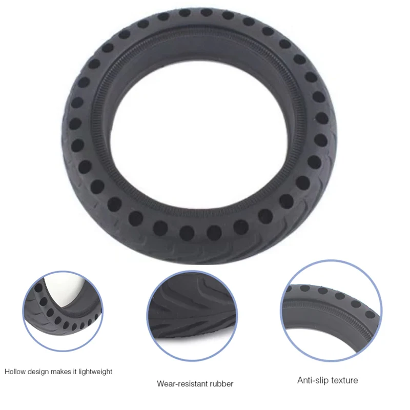 1 hollow solid tire Модернизированная шина для Xiaomi Mijia M365 скутер 8,5 дюймов надувные шины 8 1/2X2 для 8,5 Дюймов Электрический скейтборд толще прочный - Цвет: 1 hollow solid tire