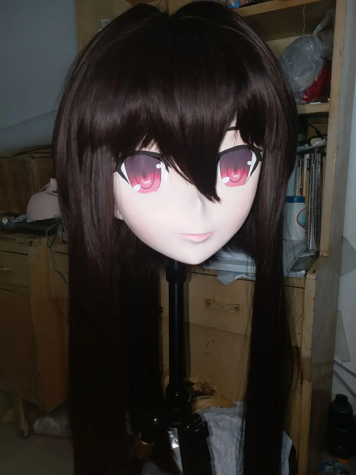 NEW-20) Handmade Female Full Head Silicone Mask Kigurumi Cosplay Masks Crossdresser BJD Doll KIG Cosplay Anime