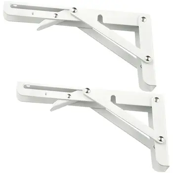

2 Pcs 12 inch Triangular Steel Bracket Triangle Bracket Wall Mounted Support