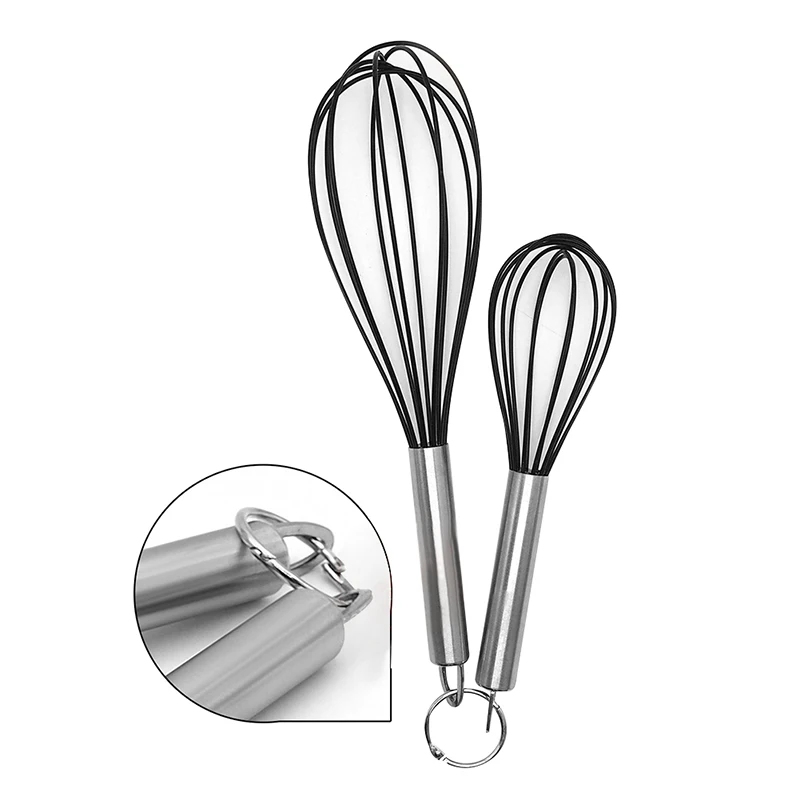 Stainless Steel Eggs Beater Hand Whisk Mixer Butter Perfect Food Preparation Blender Cream Stir Bar Kitchen Tools