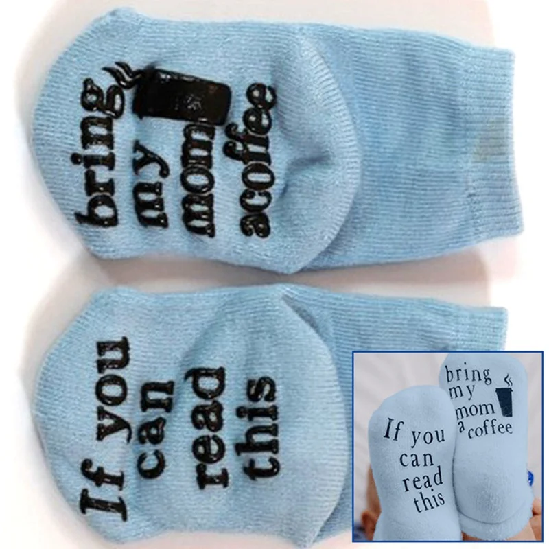 Забавные спортивные носки с буквенным принтом, если вы можете прочесть эти носки, детские носки