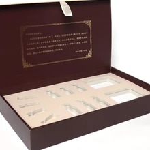 УФ-стойкий Печатный картон бумажная коробочка для косметического парфюма, пользовательский бумажный материал с магнитным затвором картонный ящик- DH10667