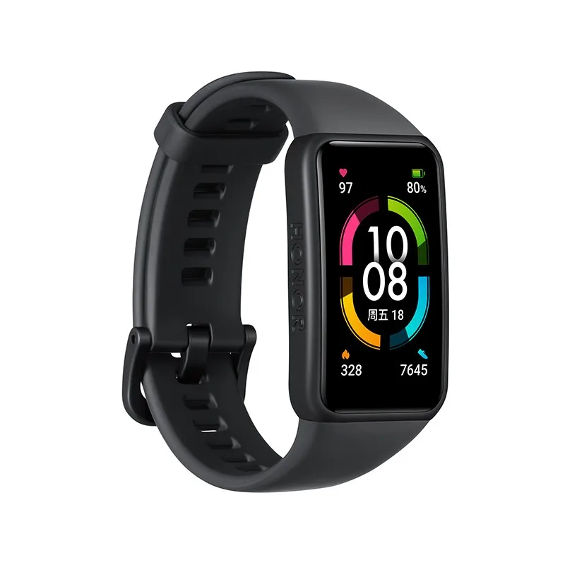 Смарт браслет Huawei Honor Band 6 цветной сенсорный AMOLED дисплей 1 47 дюйма SpO2 пульсометр