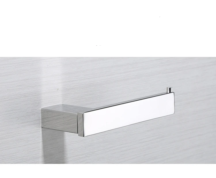 Paper towel holder Hongdec роскошное настенное крепление из нержавеющей стали хромированные аксессуары для ванной комнаты держатель для полотенец набор для хранения - Цвет: Paper towel holder