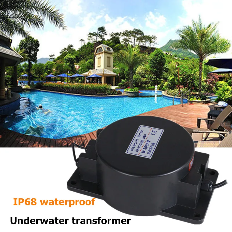 IP68 Waterproof Underwater Transformer Underwater Light Drive Power Dedicated Converter Ring Pond Pool Lights AC220V To 12V/24V 50x cr1220 digital camera fingertip gyro card lights dedicated ecr1220 lm1220 button batteries welding foot