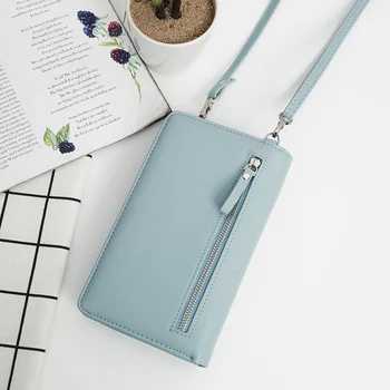 

All In One Design Crossbody Phone Wallet Case Multi Function Shoulder Bag TY53
