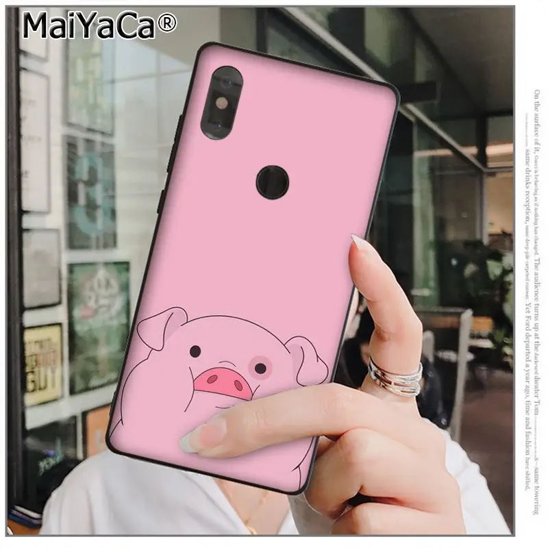 A5 MaiYaCa мультфильм аниме Гравитация падения свинья Coque Shell чехол для телефона Xiaomi 8 9 se Redmi 6 pro 6A 4X7 note 5 7 мобильные чехлы - Цвет: A5
