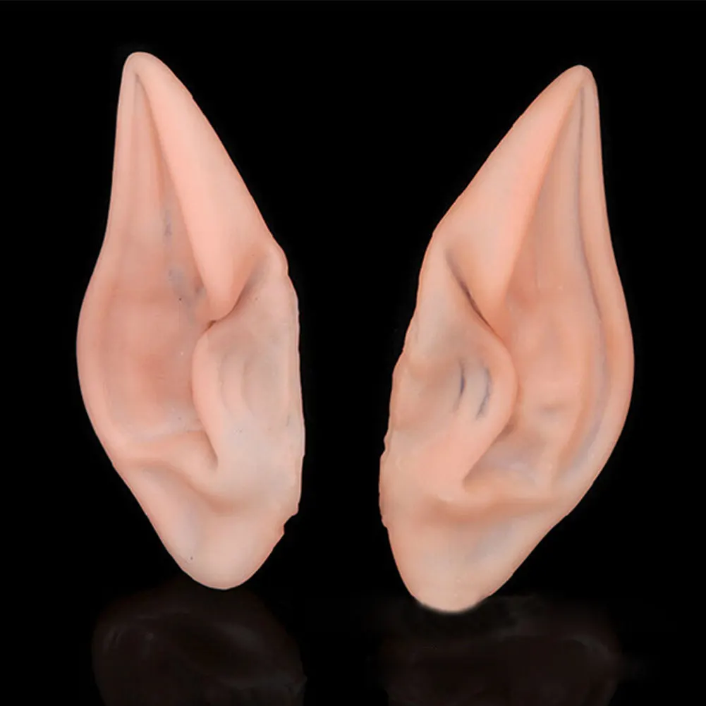 1 Pair Elf Ears Alien Cosplay For Halloween Masquerade Party Costumes Festival Easter Spock Hobbit Pixie Ear Latex