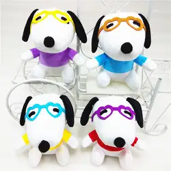 Напрямую от производителя продажа онлайн знаменитостей Snoopy очки для кукол собака мягкие игрушки для детей подарок креативная