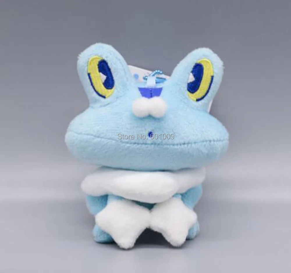 7 шт., Сквиртл, Froakie Piplup Totodile Mudkip Popplio Oshawott 10 см плюшевые брелки в виде подвесные игрушки в розницу