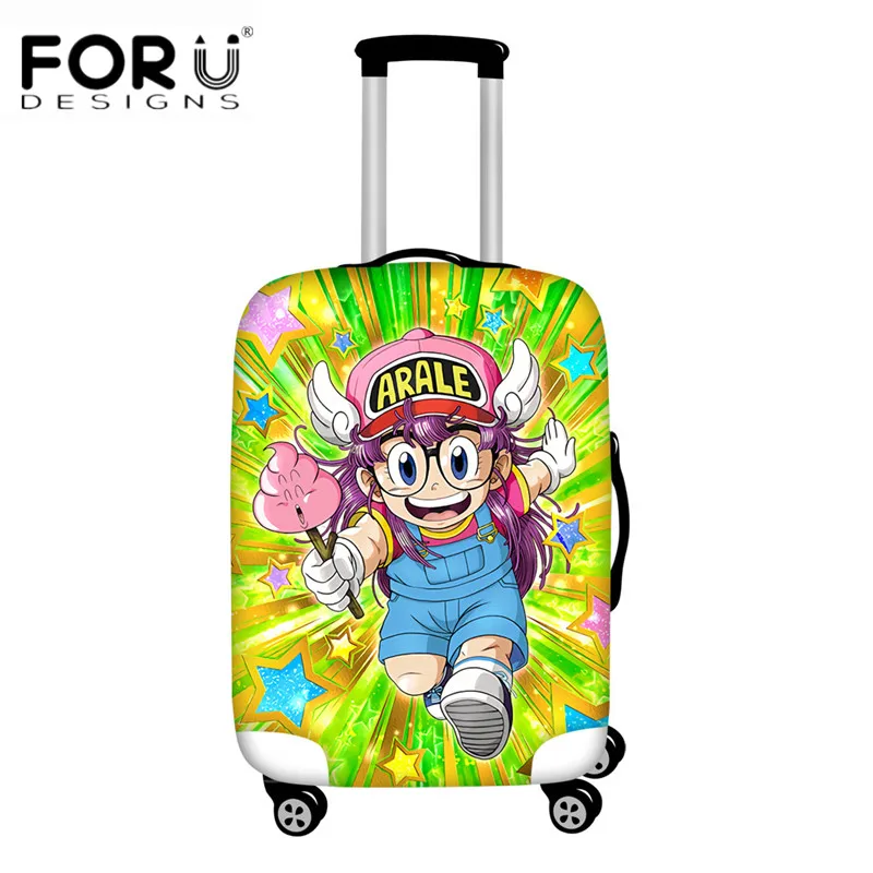 Forudesigns туристический багажный Чехол аниме мультфильм Dr. Slump Arale Печать Эластичный чемодан защитный чехол для милых девушек багажник чехлы - Цвет: HMA040
