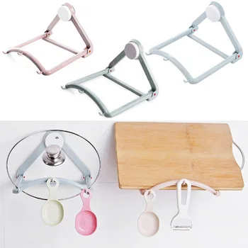 

Plastic Material Wall Mounted Installation Type Bathroom Storage Holders Racks Safety And Environmental Protection Folding Rack