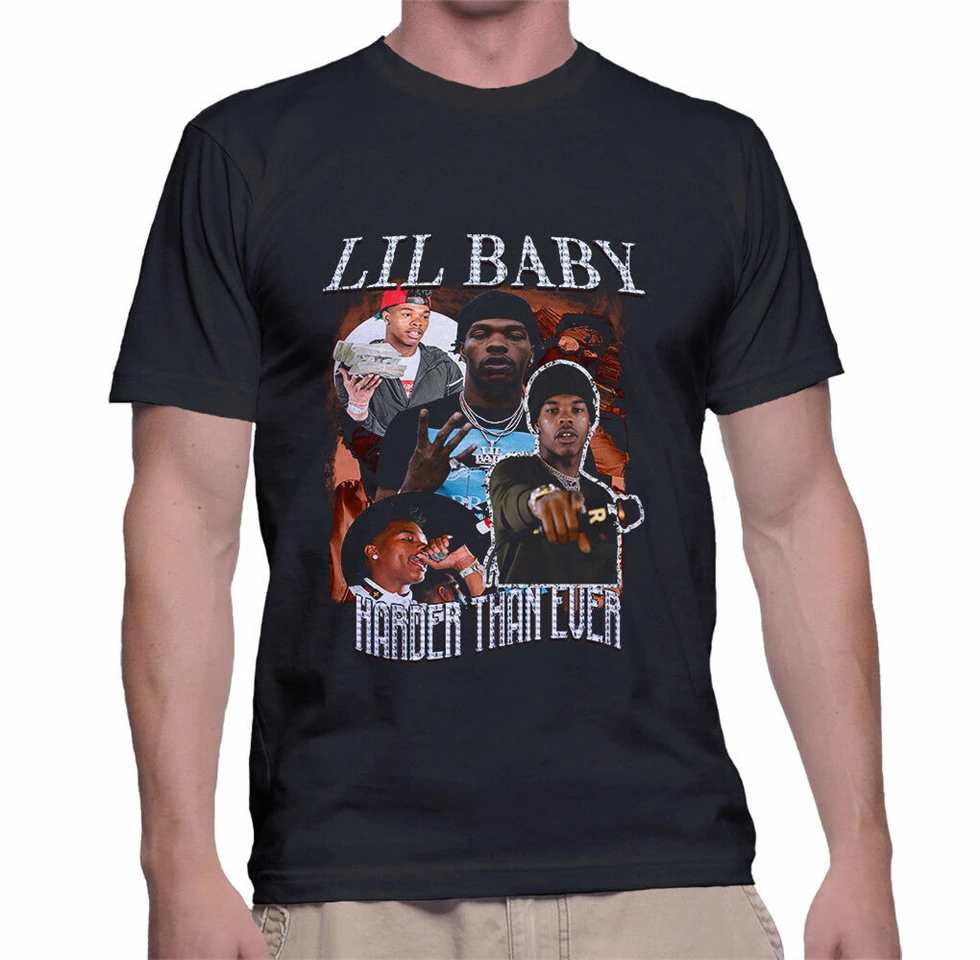 Lil Детские майки в стиле рэп размеры S M L Xl 2Xl черная футболка смешного дизайна |