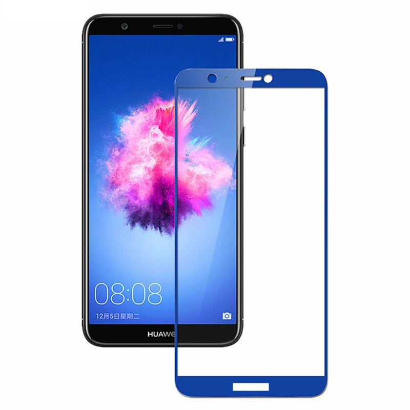 Защитное стекло на huawei P Защитное стекло для смартфонов для huawei P20 Lite Pro P20Pro P20Lite Защитная пленка для экрана 9h - Цвет: Blue