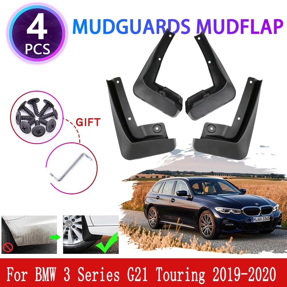 Set Mud Flaps For BMW 3 Series G21 Touring Estate 2019 2022 Car Fender  Flares Mudguards Mudflaps Splash Guards Accessories - AliExpress